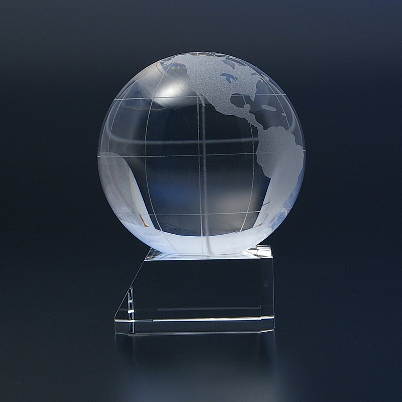 クリスタル地球儀オーナメント,CG60-BS | クリスタル表彰記念品