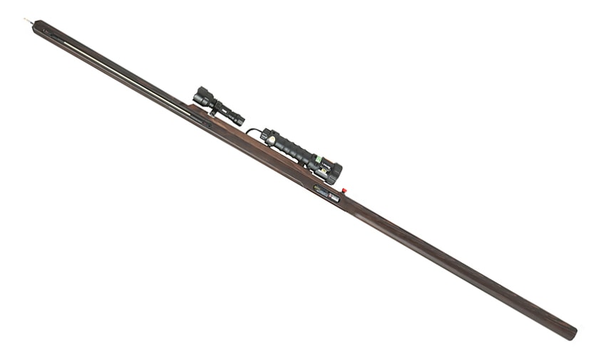 槍型スタンガン プラズマ-Xスピア 杉材 ダークブラウン仕上げ トゲ無し