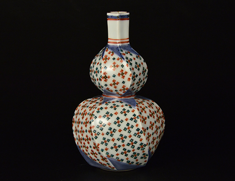 富本憲吉 赤繪面取徳利 | しぶや黒田陶苑