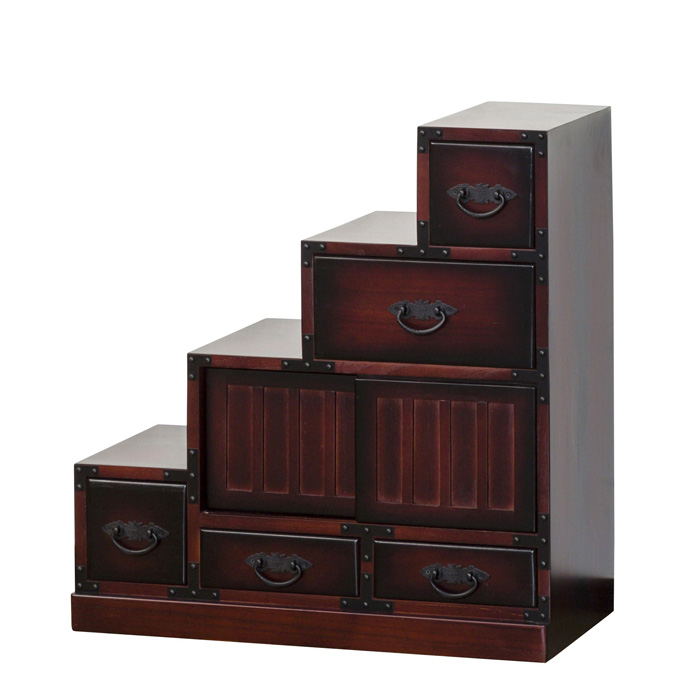 民芸調 階段箪笥 左下がり | 株式会社クロシオ｜クロシオ