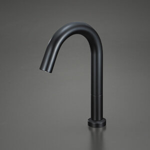 センサー水栓 マットブラック ロング：E1700L2M5｜洗面用水栓