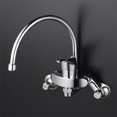 シングルレバー式混合栓（スワンパイプ）：KM550GSS｜キッチン用水栓