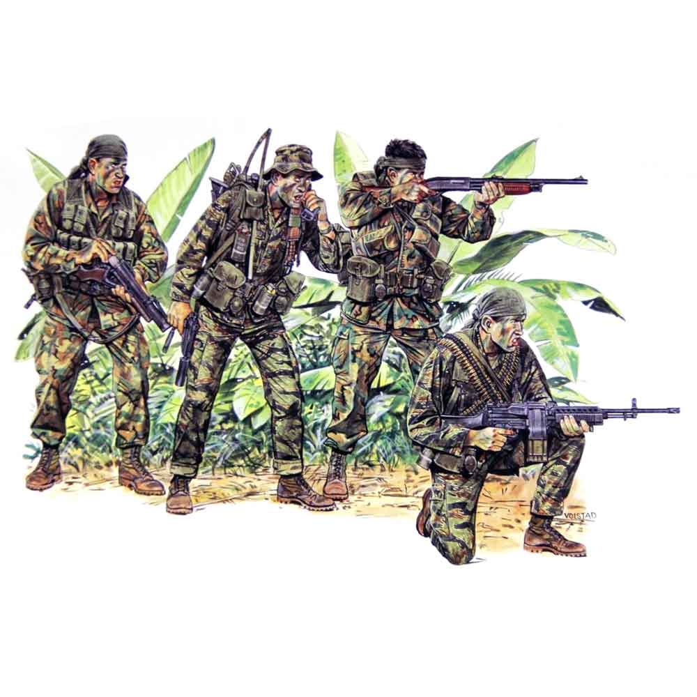プラモデル :: その他 :: ベトナム戦争 アメリカ海軍 特殊部隊 シール