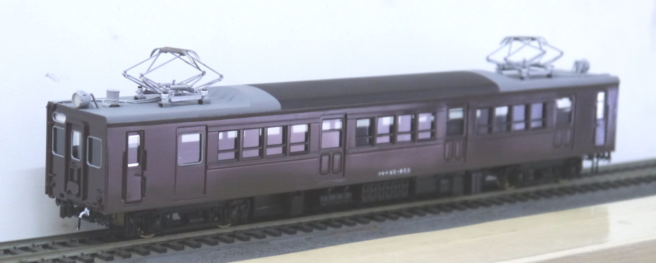 ブラス（真鍮）電車