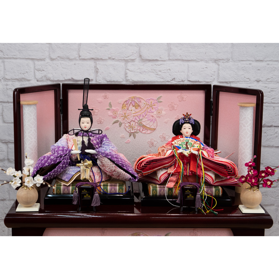 有松絞り衣装 鞠桜小三五親王収納飾りセット | 人形専門店「ピノキオ翠