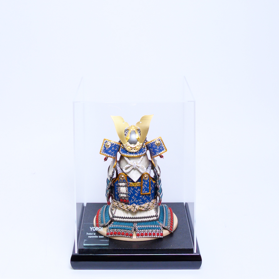 大越忠保作 甲州印伝 武田信玄公7号鎧 黒王セット | 人形専門店