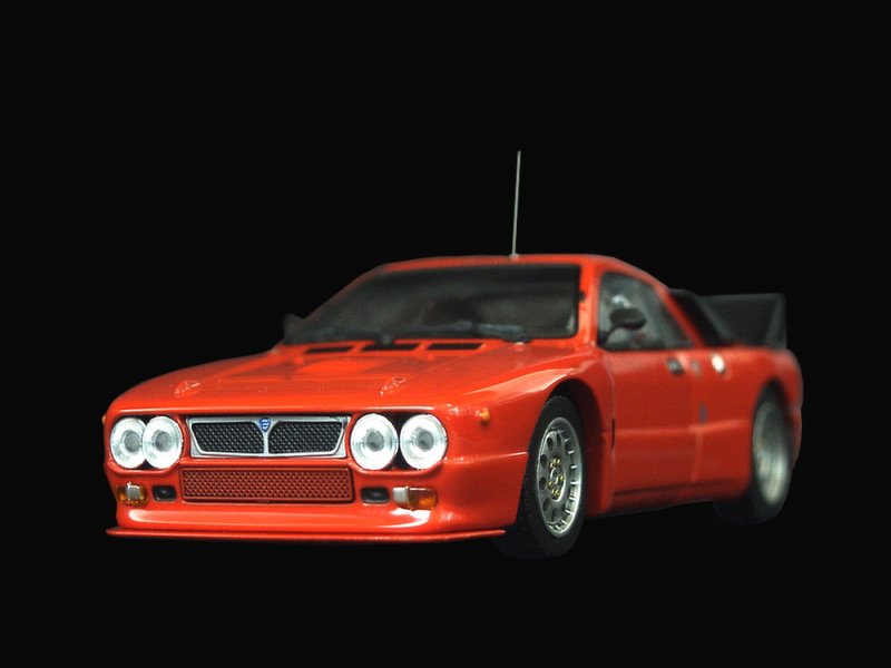 960 LANCIA 037 RALLY (PLAIN COLOR MODEL:RED)