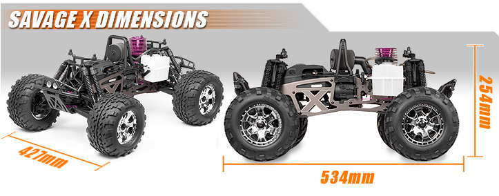 hpi サベージPROLINE 23ミリハブ付き My new HPI Savage XL with