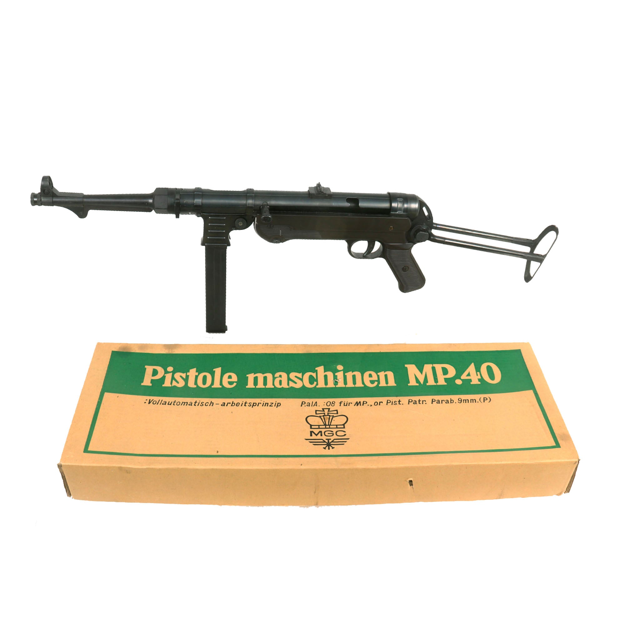 German WWII Replica MP-40 Cap Plug-Firing Submachine Gun by MGC