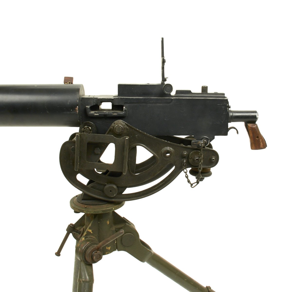 Original U.S. WWII Browning M1917A1 Display Machine Gun With