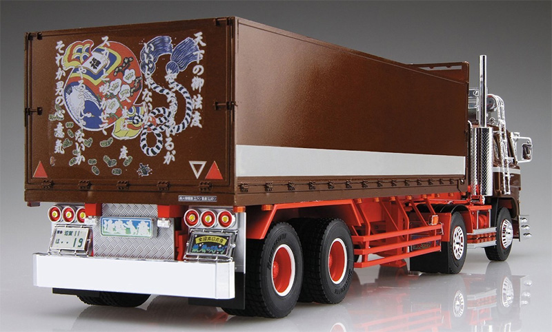 1/32 バリューデコトラ シリーズ 鉄屑のステージ (平箱トレーラー