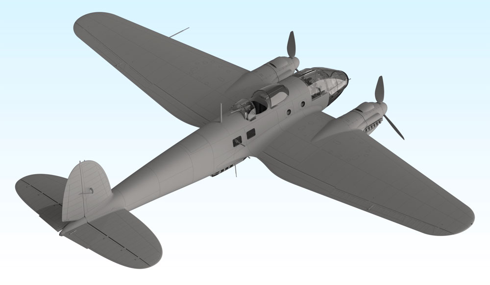 ICM ハインケル He111H-16 爆撃機 1/48 エアクラフト プラモデル 48263