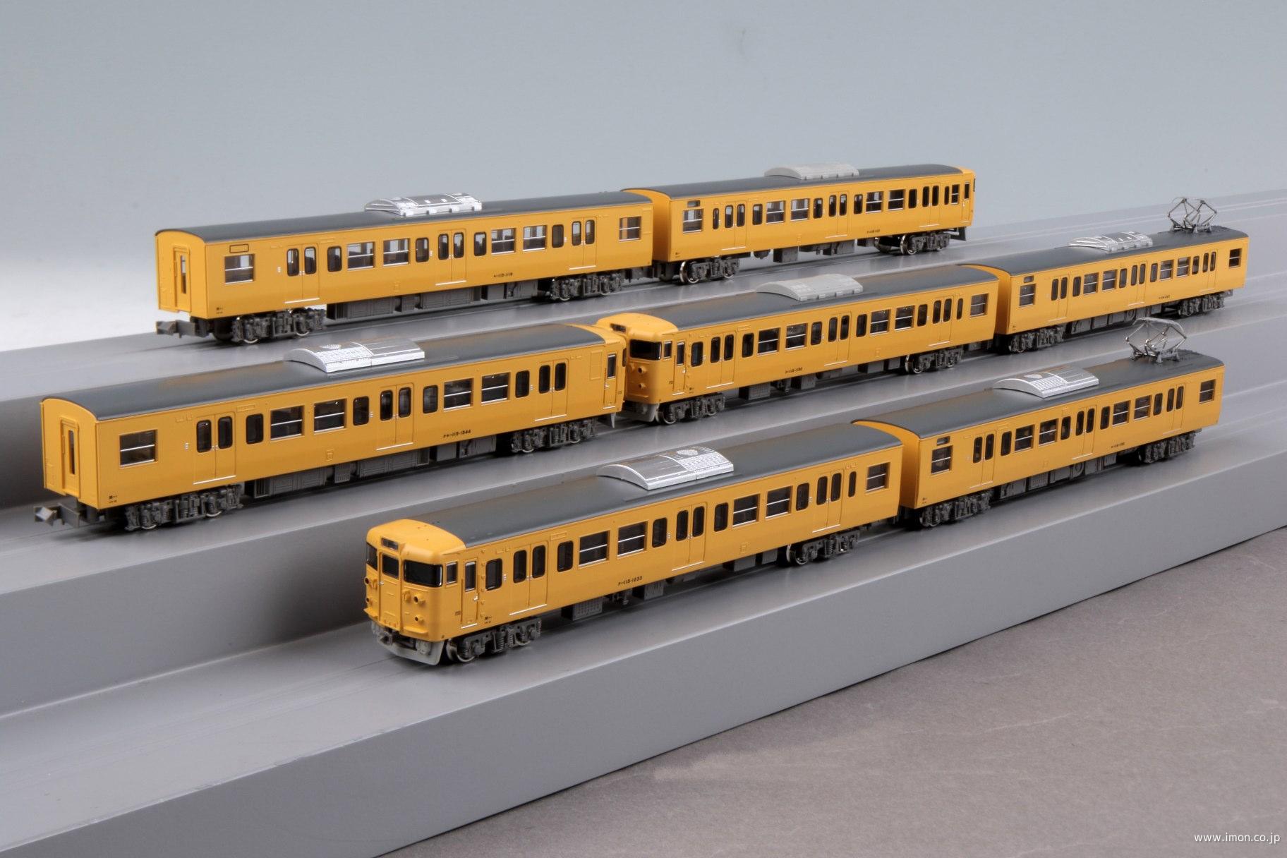 115系1000番台（30N車・D－10＋D－16編成・黄色）6両