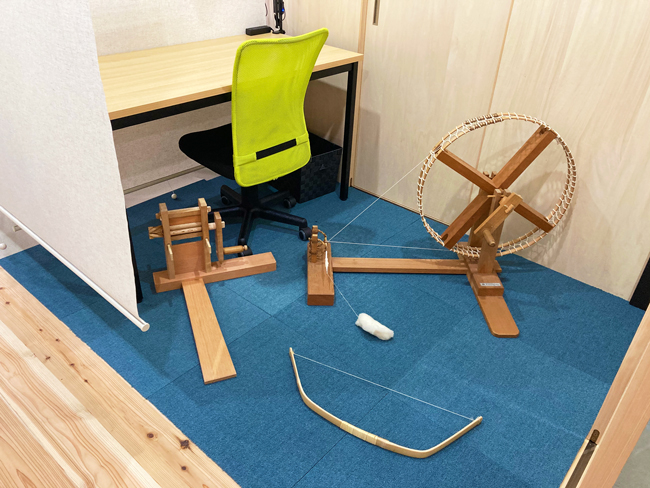 稲垣機料⊕（ぷらす）手織り道具のレンタル作業スペース