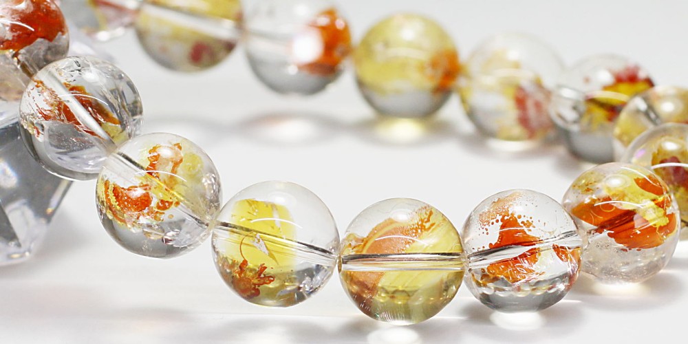 高品質++] オーロラクォーツブレスレット（約12mm玉） - 埼玉県吉川市