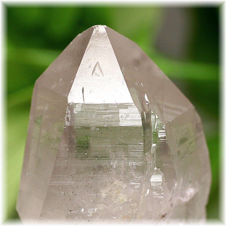 ガネッシュヒマール産]ヒマラヤ水晶原石ナチュラルポイント/レコード