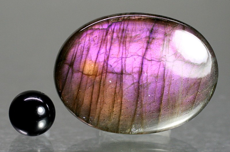 トップクォリティ]パープル＆ピンクラブラドライトルース - 埼玉県吉川