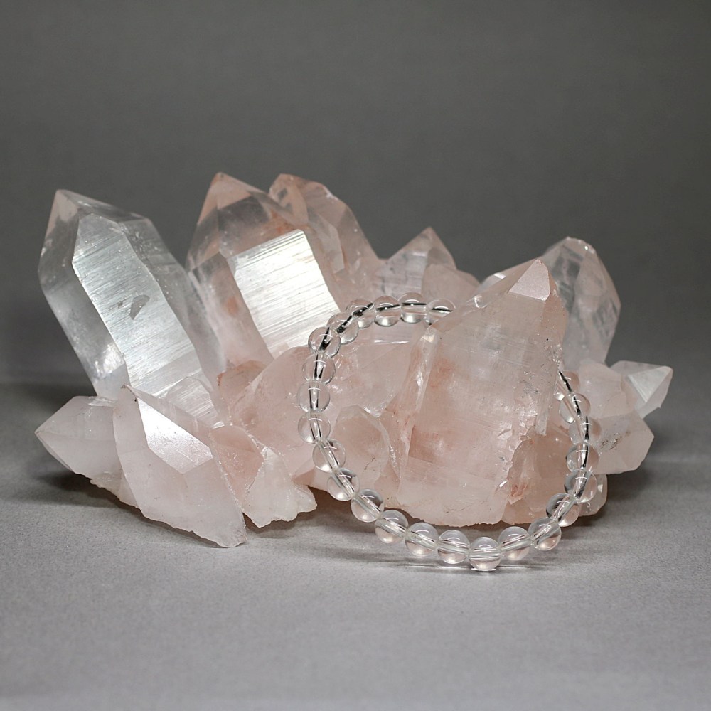 特別価格/高品質・マニカラン産]ヒマラヤ水晶クラスター/原石/淡い