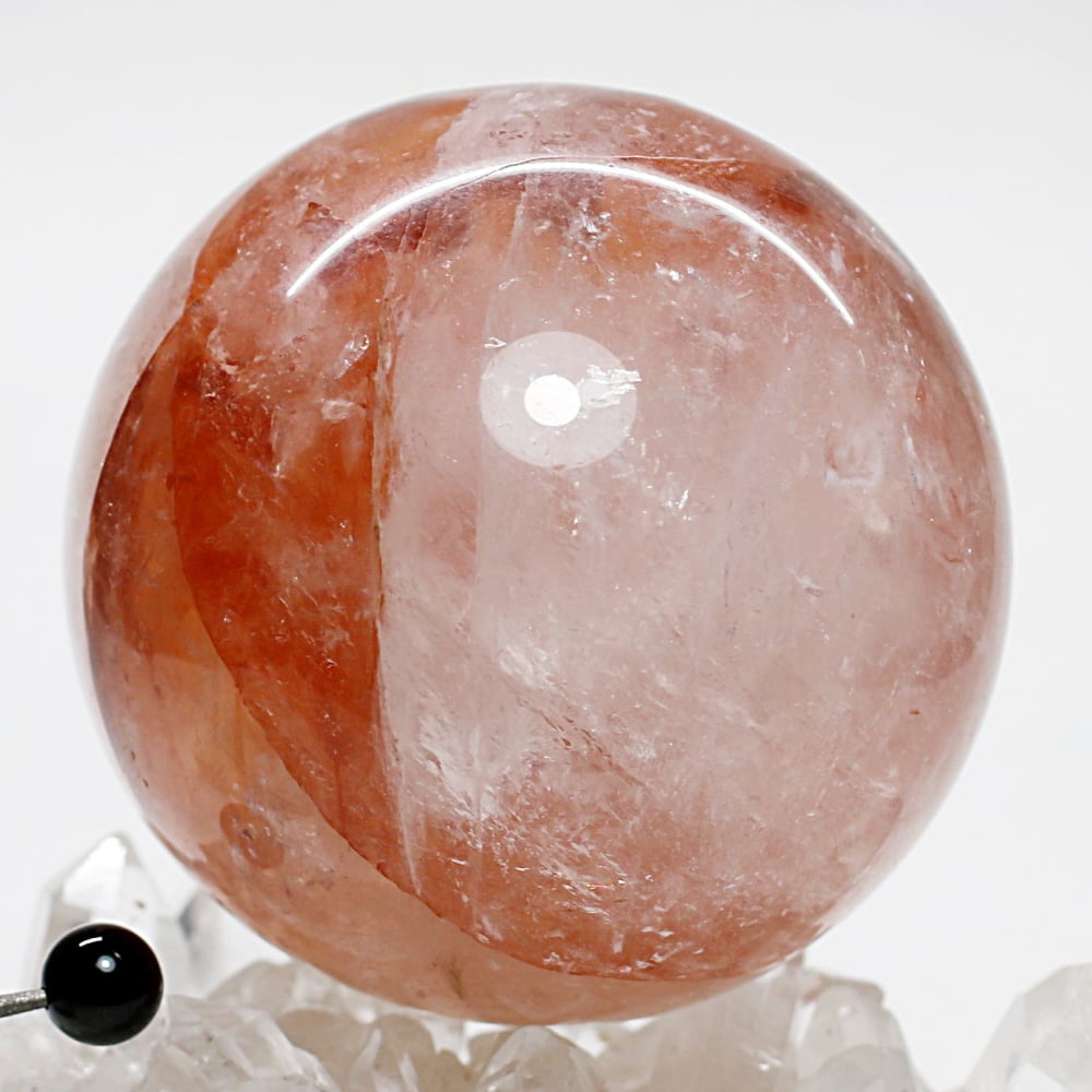 インド/マニカラン産ヒマラヤ水晶丸玉/スフィア（球体直径80.8mm