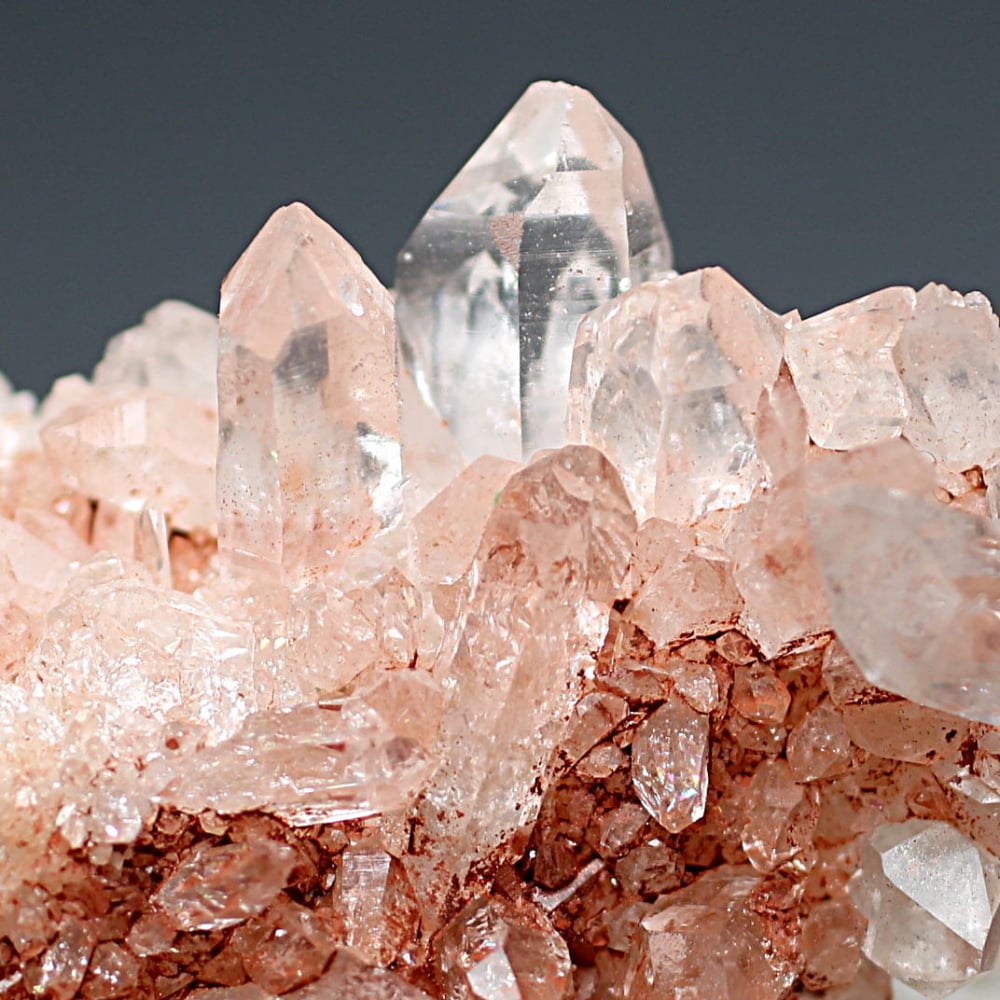 高品質]インド/マニカラン産ヒマラヤ水晶クラスター/原石小さめサイズ