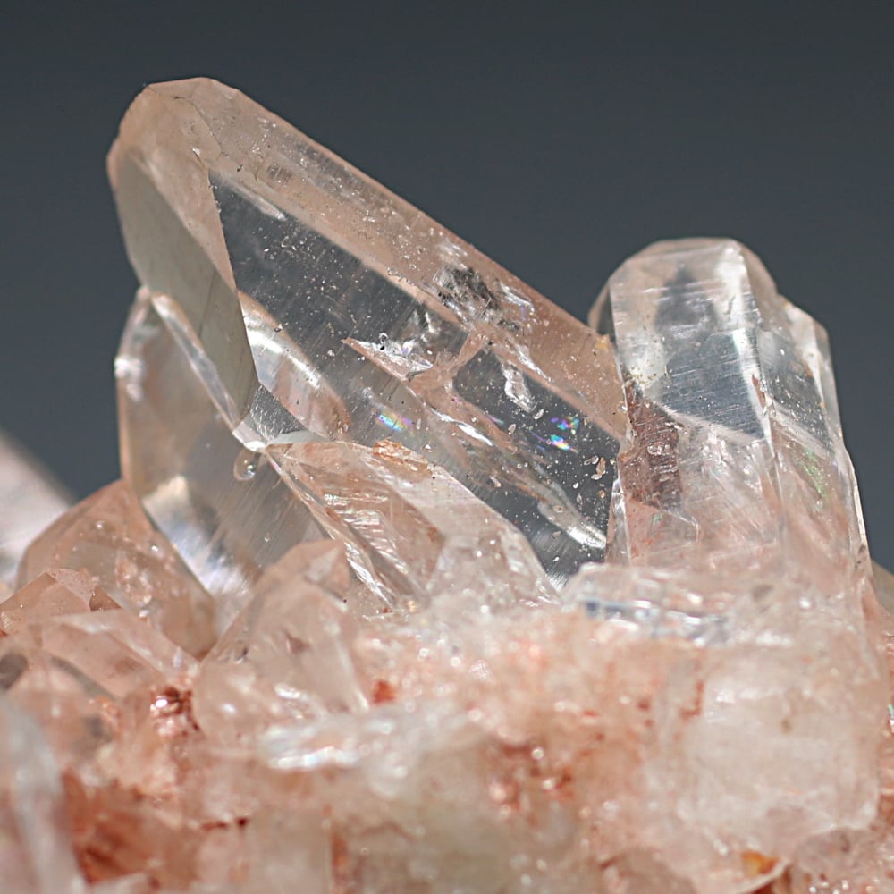 高品質]インド/マニカラン産ヒマラヤ水晶クラスター/原石小さめサイズ