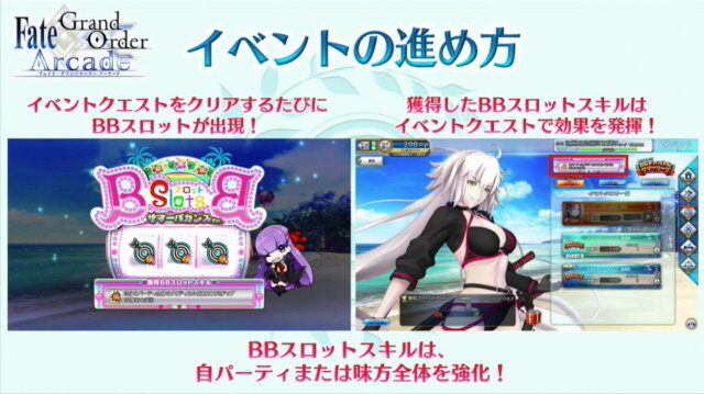 FGO アーケード』新イベントで水着ジャンヌ・オルタ＆水着BB実装決定