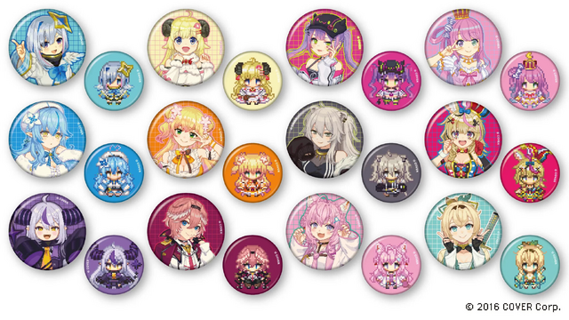 ホロライブ・常闇トワ、尾丸ポルカら12名がピクセルアートに！公式