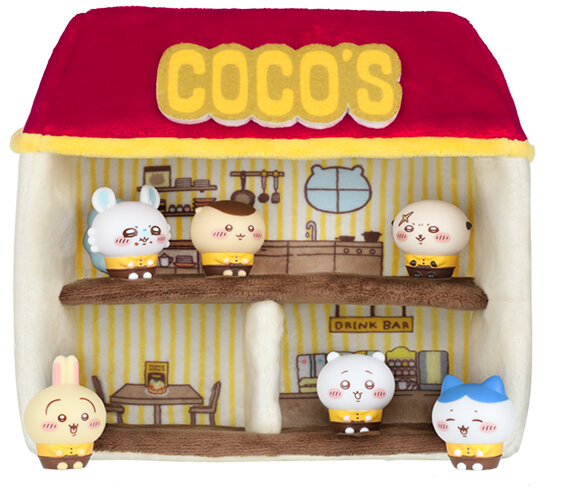 ココスで「ちいかわ」コラボ開催決定！ハチワレたち6人がスタッフ風