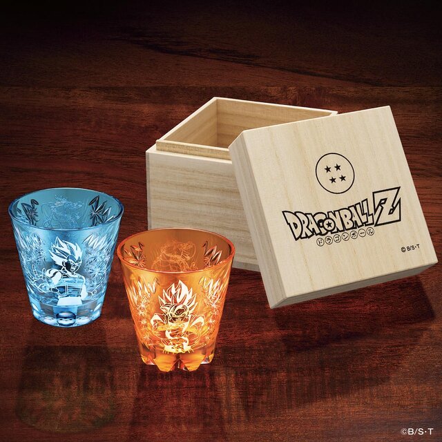 孫悟空とベジータの必殺技を江戸切子で表現！「ドラゴンボールZ