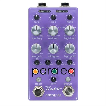Empress Effects ParaEQ MKII Deluxe [EQ w/ Boost Pedal (Deluxe