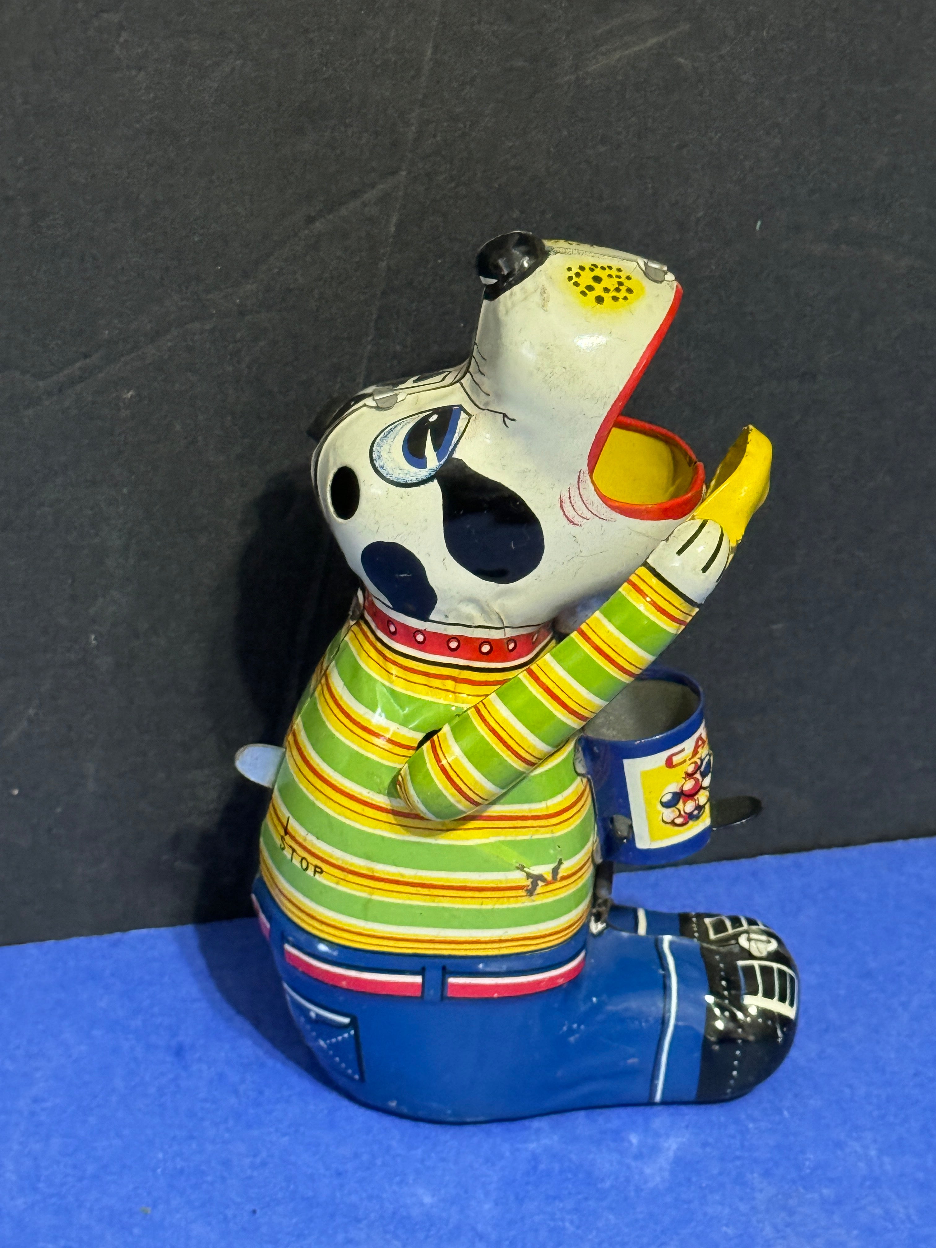 Candy Loving Pup Japan Mechanical Tin Wind-up #3141 – Jones Girlz Ink