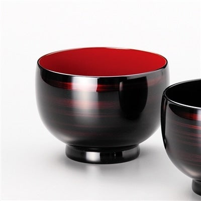 雅乃 越前漆器 彩波睦美椀 ペア 白檀 化粧箱入り: サトクル|【JA