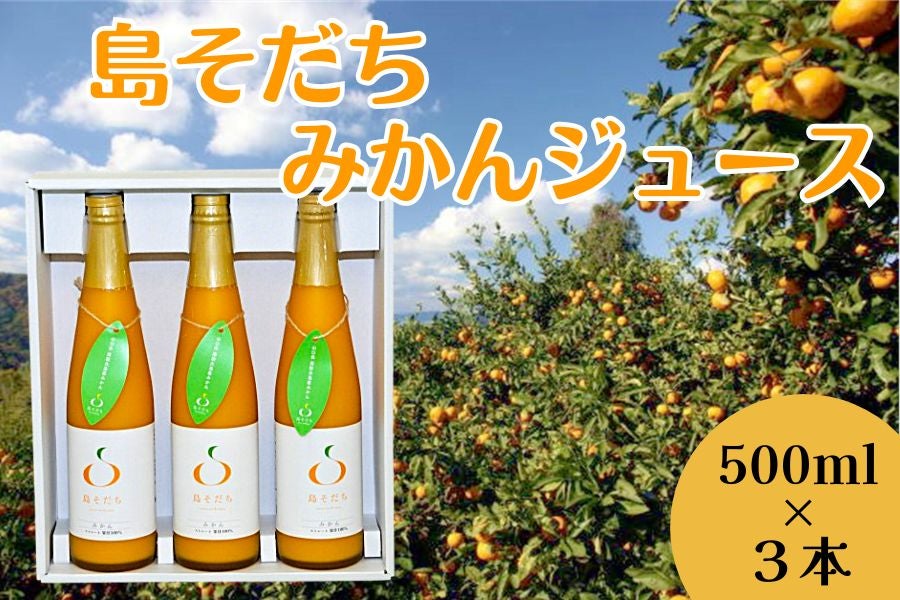 島そだち みかんジュース 500ml 3本: 正直やまぐち|【JAタウン】産地