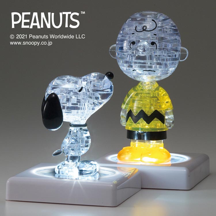 BEV-50274 クリスタルパズル スヌーピー＆チャーリー・ブラウン 77
