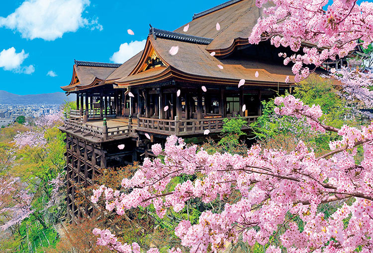 BEV-1000-081 風景 桜咲く清水寺 1000ピース ［CP-SK］ ビバリー の