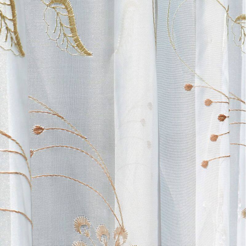 セーラ レースカーテン JB-92619 ゴールド ｜ジャストカーテン