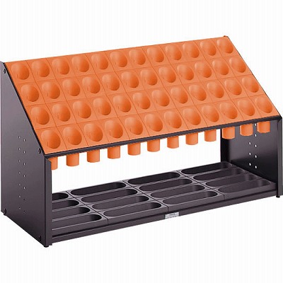 UB-280-248-0 テラモト 折りたたみ傘立てA型 スチール 48本立の通販