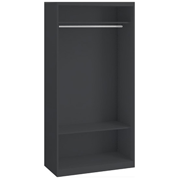 ASK-34H 生興 ニュースタンダード 下置用両開き書庫 H1110 ブラックの