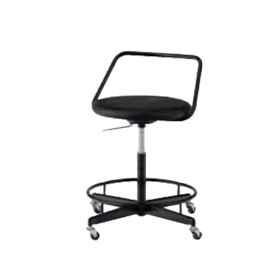 TD-45Y ノーリツイス 溶接用チェア 座面モールドウレタン 背パイプ付