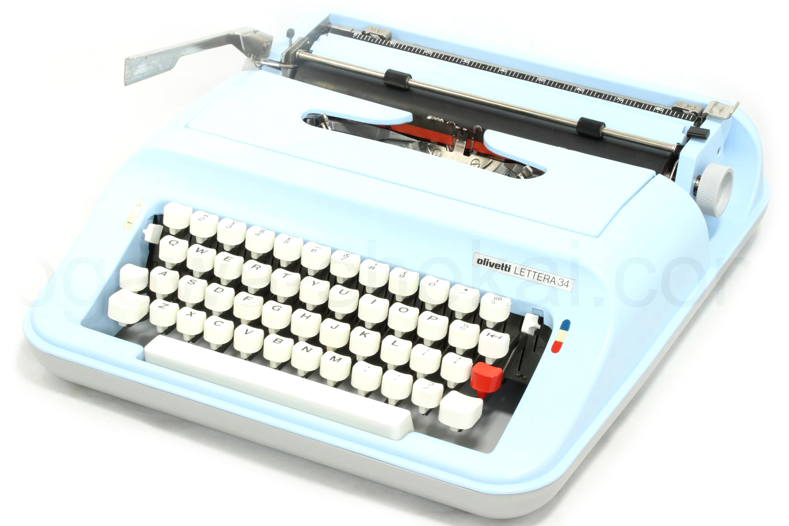 olivetti Lettera 34 カスタムカラーのプレミアム中古タイプライター