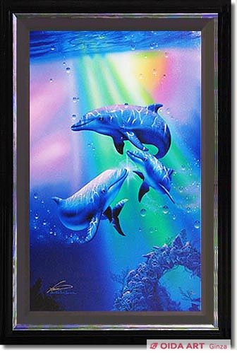 ラッセン レインボードルフィン | 絵画など美術品の販売と買取 | 東京