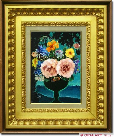 鷹山宇一 高原の花 | 絵画など美術品の販売と買取 | 東京・銀座 おいだ美術