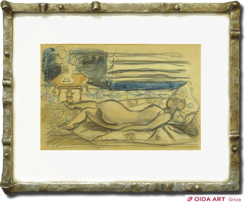 小出楢重 裸婦 | 絵画など美術品の販売と買取 | 東京・銀座 おいだ美術