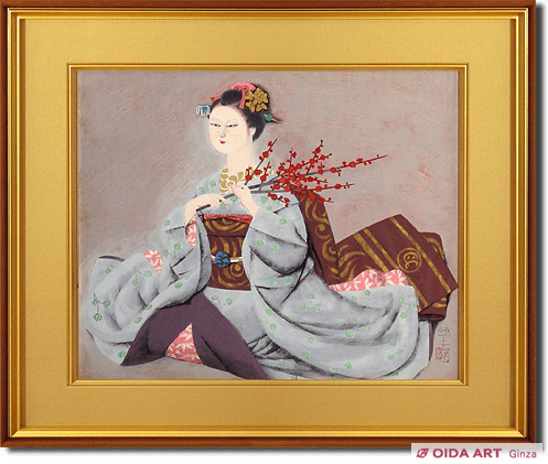 森田曠平 舞い子 | 絵画など美術品の販売と買取 | 東京・銀座 おいだ美術