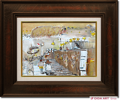 織田広喜 セーヌ河畔風景 | 絵画など美術品の販売と買取 | 東京・銀座