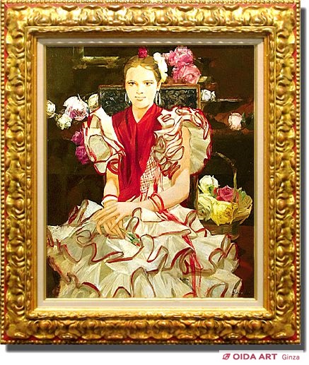 斉藤三郎 少女シルビヤの春 | 絵画など美術品の販売と買取 | 東京