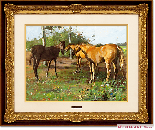 中畑艸人 朝の光 | 絵画など美術品の販売と買取 | 東京・銀座 おいだ美術