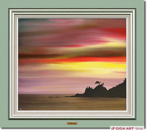 鎮西直秀 光彩の譜・桂浜図 | 絵画など美術品の販売と買取 | 東京