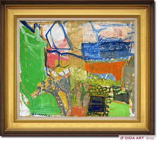 木村忠太 南仏風景 | 絵画など美術品の販売と買取 | 東京・銀座 おいだ美術