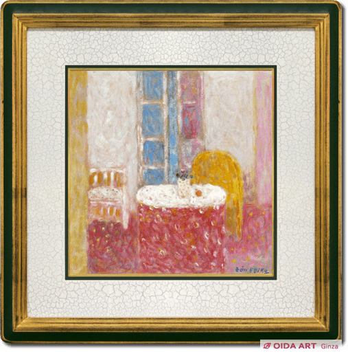 蛯子善悦 バラ色の室内 | 絵画など美術品の販売と買取 | 東京・銀座